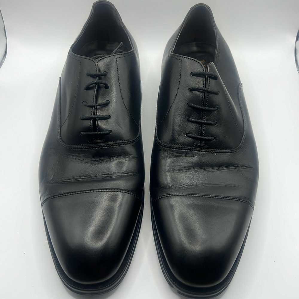 To Boot New York black cap toe Oxford size 10